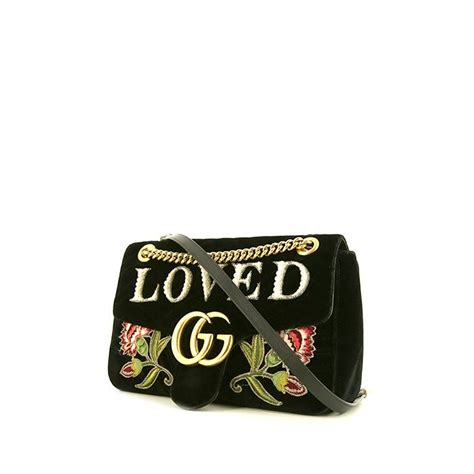 borsa gucci marmont con motivo floreale|Gucci gg marmont.